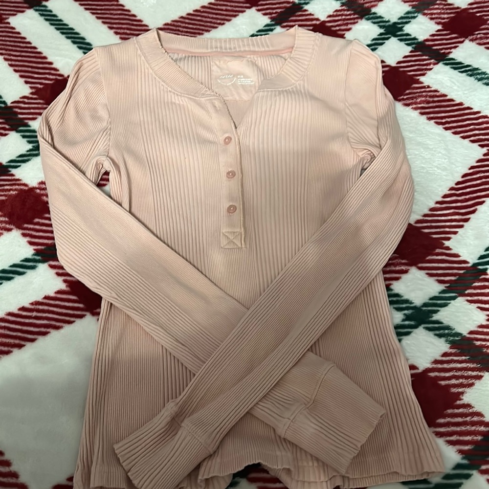 AERIE RIBBED SHIRT